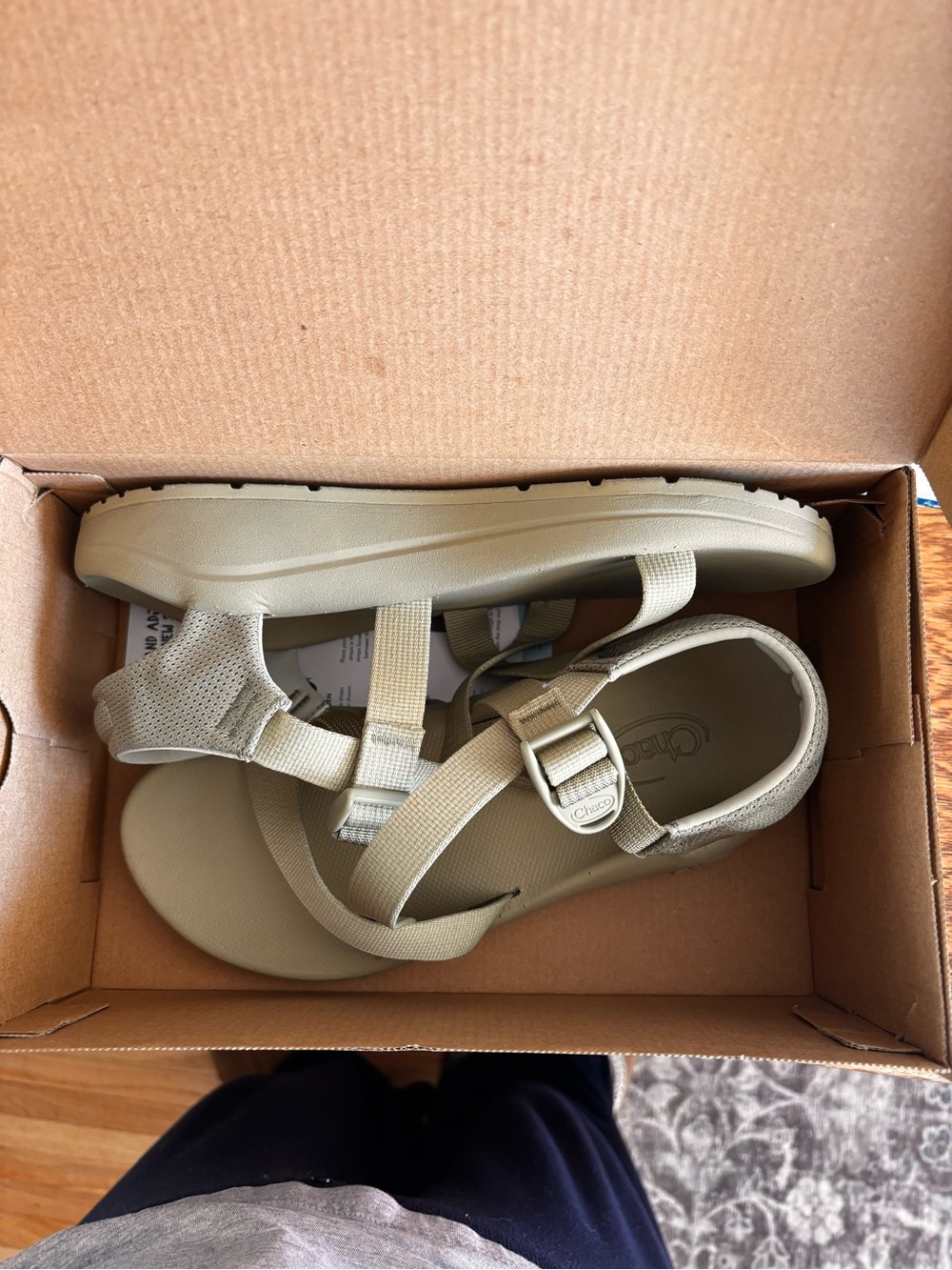 NIB Chaco Women's Neutral Sport Sandals - sage green